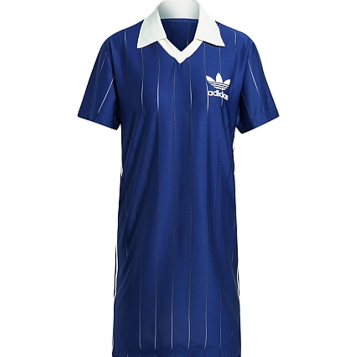 Плаття Adidas Knit Collar Short Sleeve Dress Blue IR7467